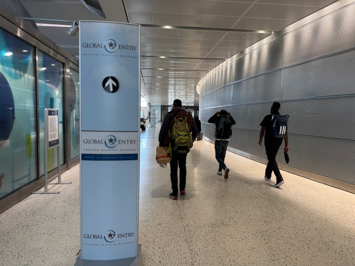 Global Entry IAH signage