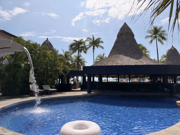 Hyatt Thompson Zihuatanejo Mexico Pool with Fountain 1