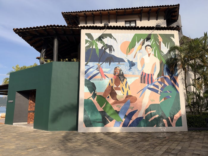 Hyatt Thompson Zihuatanejo Mexico Wall Mural