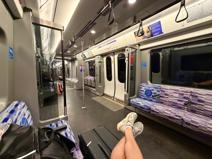 London Heathrow LHR Elizabeth Line train