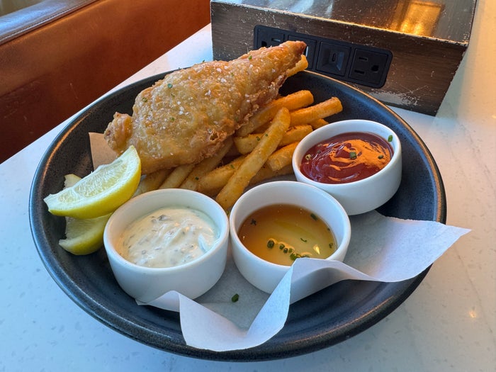 Soho Lounge fish chips Soho Lounge fish chips